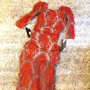 For Love & Lemons Lace Red Dress